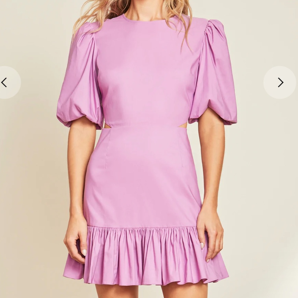 IKER PUFFED-SLEEVE DRESS- Veronica Beard- Size 4